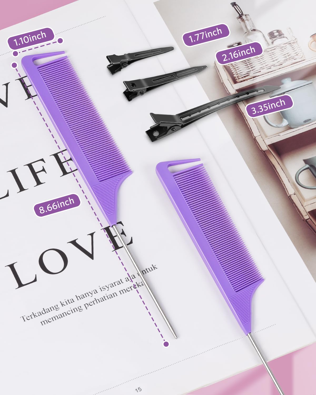 70pcs Metal Hair Clips